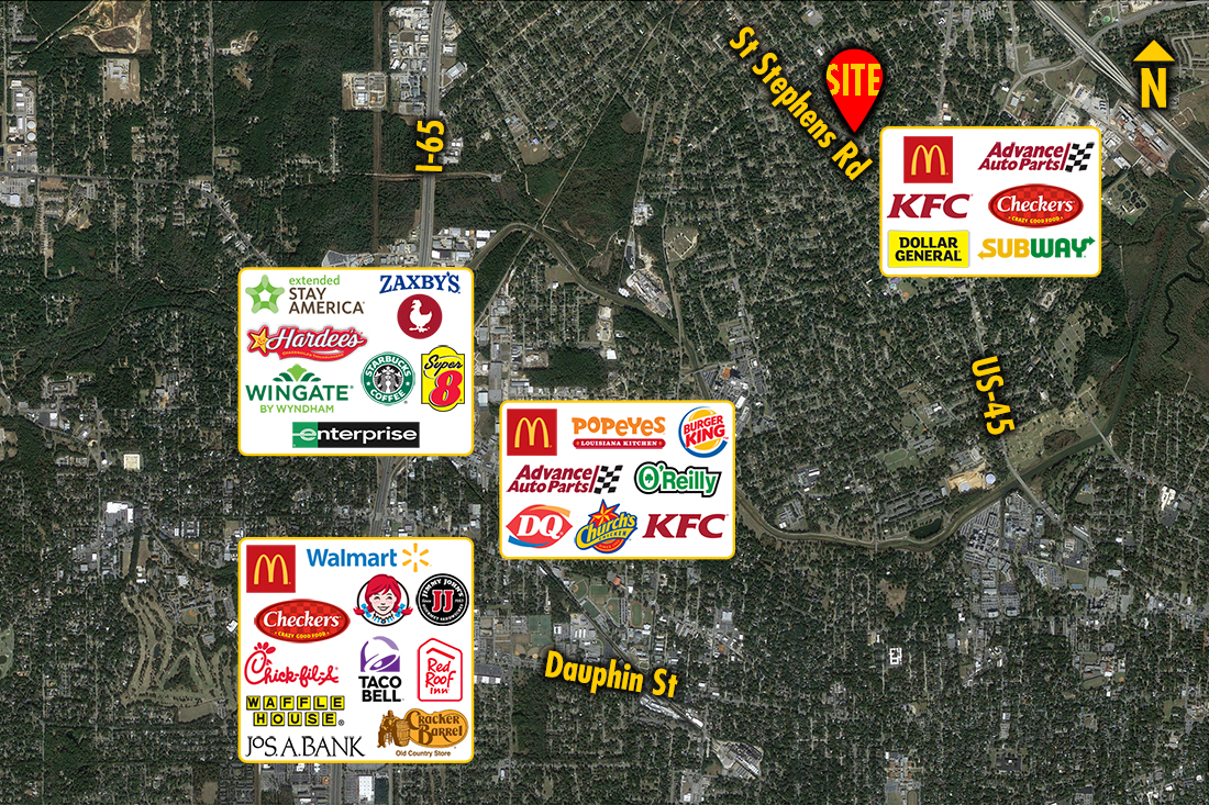 Site 9604, 2472 St Stephens Road, Mobile , AL
