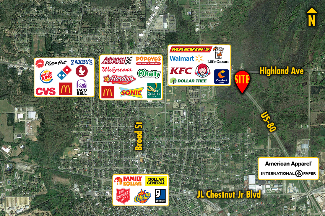 Site 9759, Hwy 80 By-Pass (near marker 127), Selma , AL