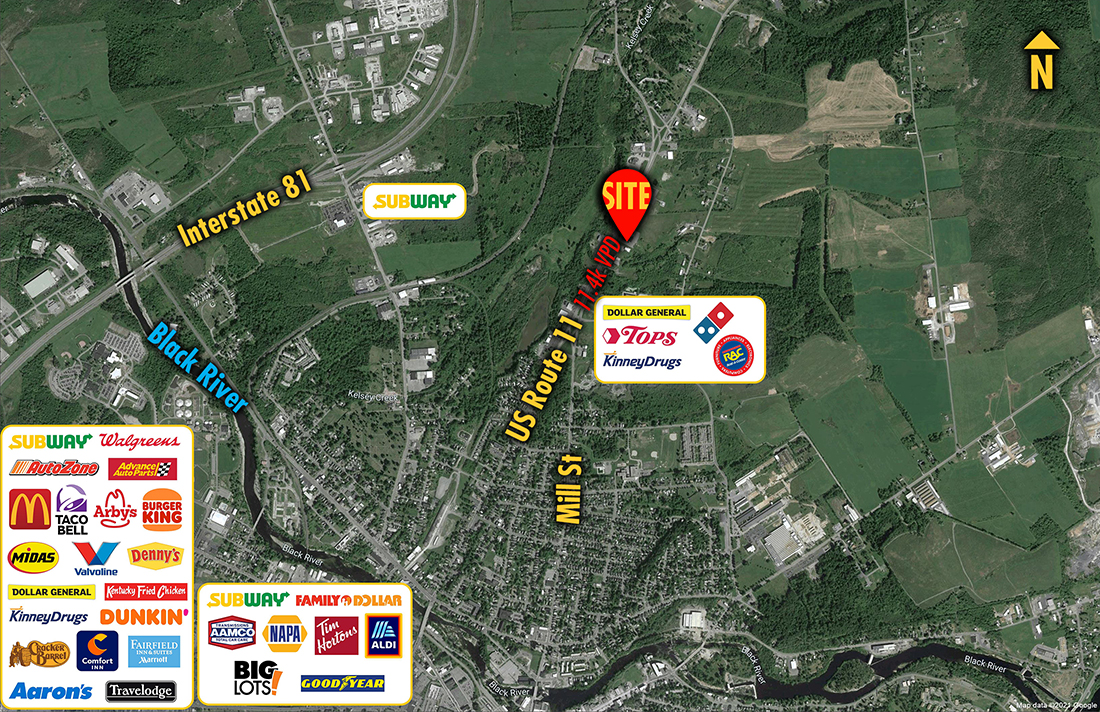 Site 1375, US- 11 South of SR-37, Watertown, NY