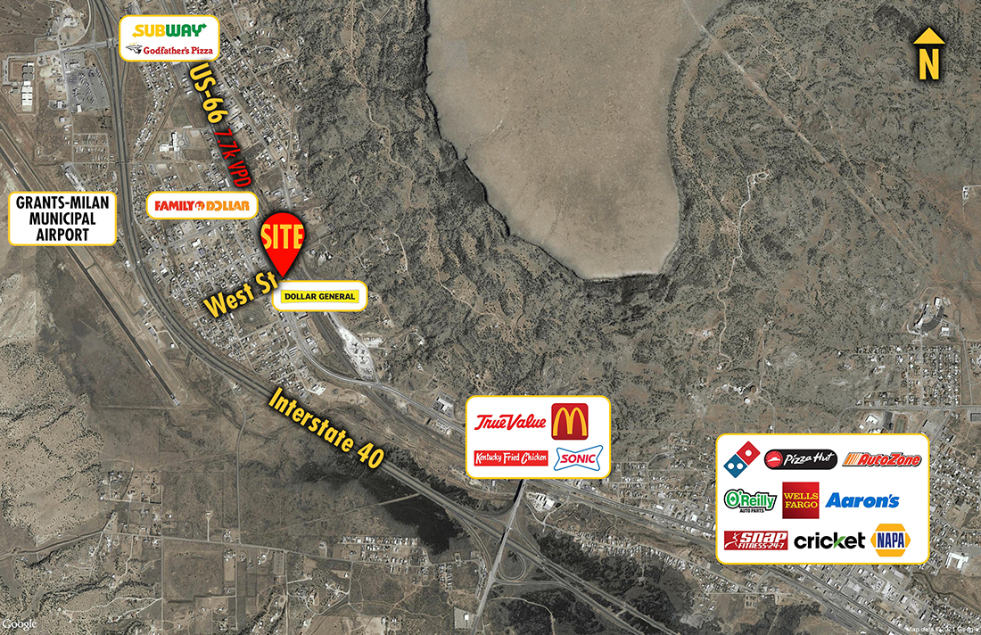 Site 1831, 610 West Highway 66, Milan, NM