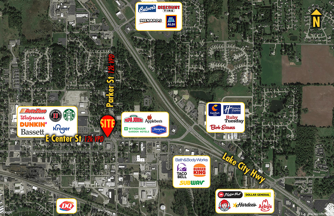 Site 6076, 2421 E Center Street         , Warsaw     , IN