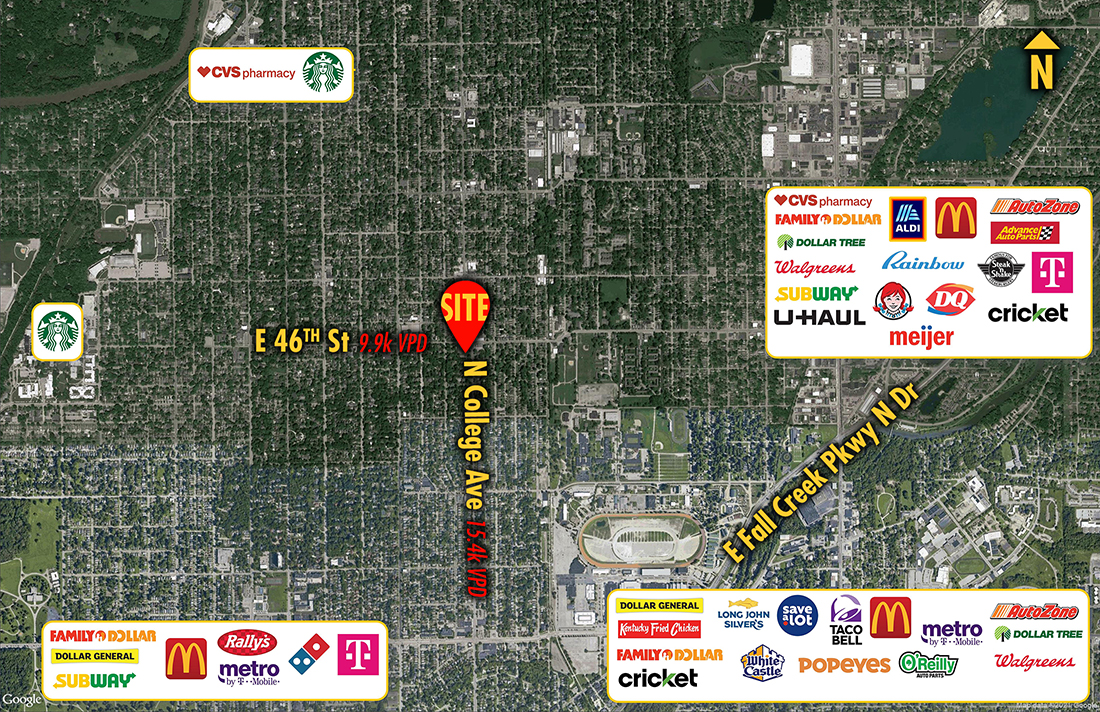 Site 6098, 4566 N College Avenue, Indianapolis, IN