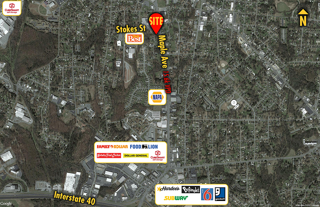 Site 6957, 1407 Maple Avenue, Burlington, NC