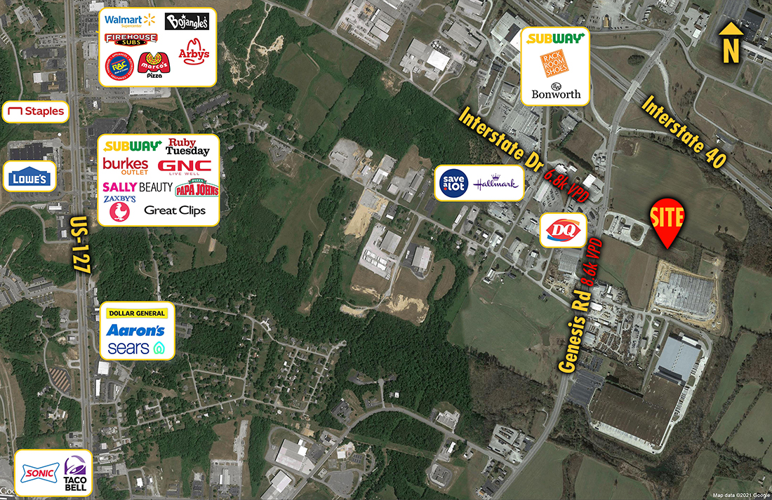 Site 7158, 1858 Genesis Road (back parcel), Crossville, TN