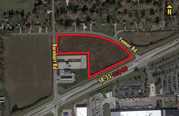 Site 3424, NEC Barnhart Rd & SR-55 , Troy, OH