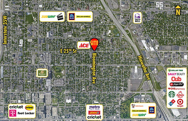Site 4378, 2445 Bloomington Ave, Minneapolis, MN