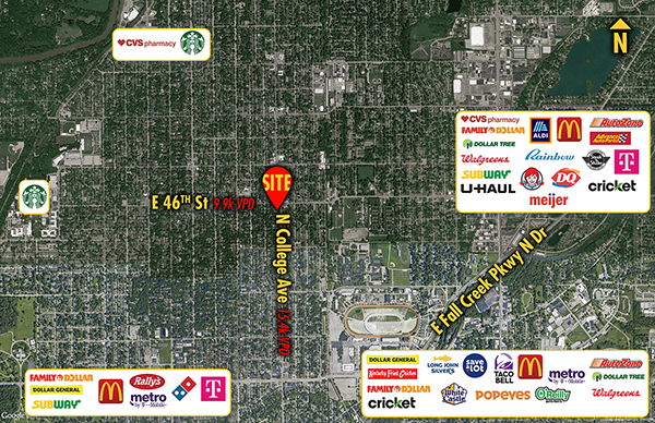 Site 6098, 4566 N College Avenue, Indianapolis, IN