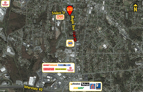 Site 6957, 1407 Maple Avenue, Burlington, NC