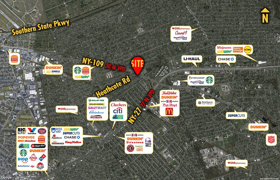 Site 16258, 540 NY-109 & Heathcote Road, Lindenhurst, NY