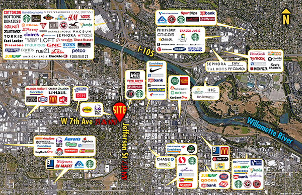 Site 16225, 588 W 7th Avenue, Eugene, OR