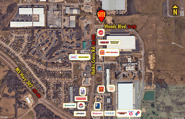 Site 261201, 7532 Hacks Cross Rd, Olive Branch, MS